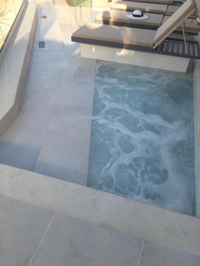 Luxury Villa Dioskouroi Eco Pool & Jacuzzi Kalyves Exterior photo